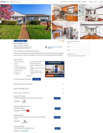 Homes-Monthly-Service-Providers-Widget